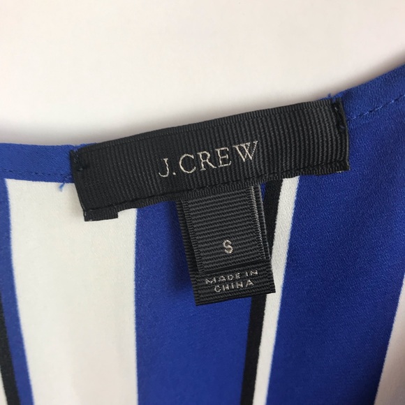 J. Crew Crepe dress in stripe - Picture 3 of 6